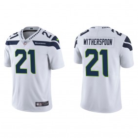 Men's Seattle Seahawks Devon Witherspoon White 2023 NFL Draft Vapor Limited Jersey