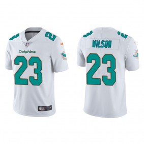 Men's Miami Dolphins Jeff Wilson White Vapor Limited Jersey