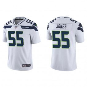 Men's Seattle Seahawks Dre'mont Jones White Vapor Limited Jersey