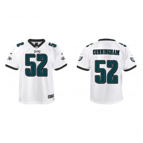Youth Philadelphia Eagles Zach Cunningham White Game Jersey