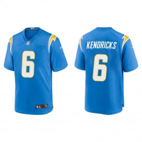 Men's Eric Kendricks Los Angeles Chargers Powder Blue Game Jersey