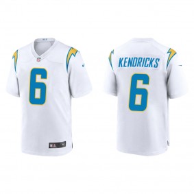 Men's Eric Kendricks Los Angeles Chargers White Game Jersey