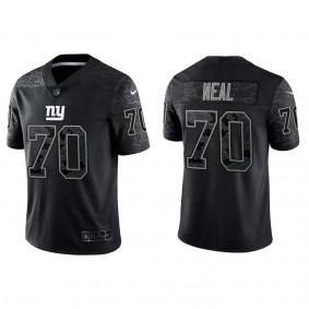 Evan Neal New York Giants Black Reflective Limited Jersey