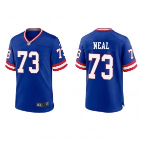 Men's New York Giants Evan Neal Royal Classic Game Jersey