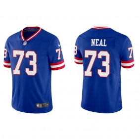 Men's New York Giants Evan Neal Royal Classic Vapor Limited Jersey