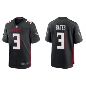Men's Atlanta Falcons Jessie Bates III Black Game Jersey