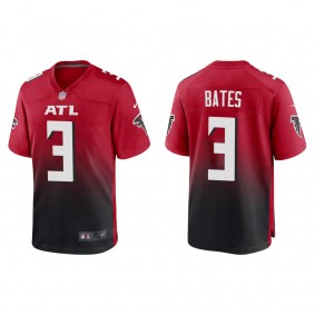 Men's Atlanta Falcons Jessie Bates III Red Game Jersey