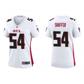 Women's Atlanta Falcons Justin Shaffer White Game Jersey