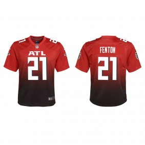 Youth Atlanta Falcons Rashad Fenton Red Alternate Game Jersey