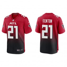 Men's Atlanta Falcons Rashad Fenton Red Game Jersey