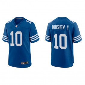 Men's Gardner Minshew II Indianapolis Colts Royal Alternate Game Jersey