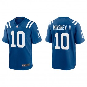 Men's Gardner Minshew II Indianapolis Colts Royal Game Jersey