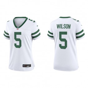 Women's New York Jets Garrett Wilson White Legacy Game Jersey