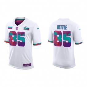 George Kittle Super Bowl LVII Nike White Limited Jersey
