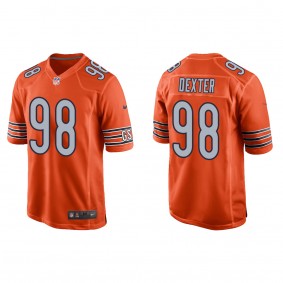 Men's Chicago Bears Gervon Dexter Orange 2023 NFL Draft Alternate Game Jersey