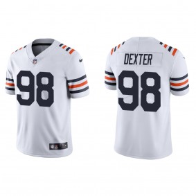 Men's Chicago Bears Gervon Dexter White 2023 NFL Draft Classic Limited Jersey
