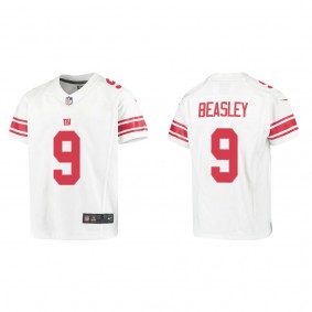 Youth New York Giants Cole Beasley White Game Jersey