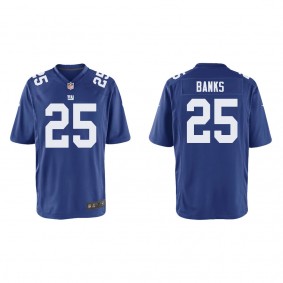 Youth New York Giants Deonte Banks Royal Game Jersey