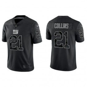 Men's New York Giants Landon Collins Black Reflective Limited Jersey