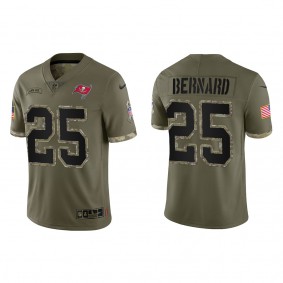 Giovani Bernard Tampa Bay Buccaneers Olive 2022 Salute To Service Limited Jersey
