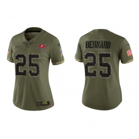 Giovani Bernard Women's Tampa Bay Buccaneers Olive 2022 Salute To Service Limited Jersey