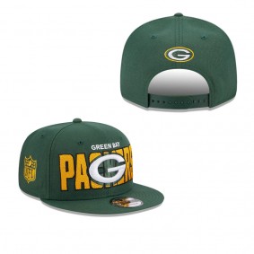 Men's Green Bay Packers Green 2023 NFL Draft 9FIFTY Snapback Adjustable Hat