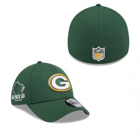 Men's Green Bay Packers Green 2024 NFL Draft 39THIRTY Flex Hat