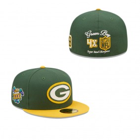Green Bay Packers Letterman 59FIFTY Fitted Hat