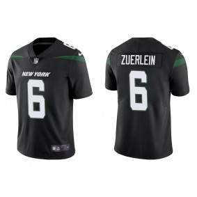 Men's New York Jets Greg Zuerlein Black Vapor Limited Jersey