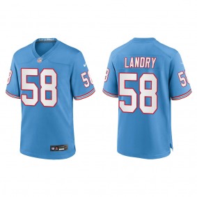 Harold Landry Tennessee Titans Light Blue Oilers Throwback Alternate Game Jersey