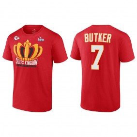Harrison Butker Kansas City Chiefs Red Super Bowl LVII Champions Last Standing T-Shirt