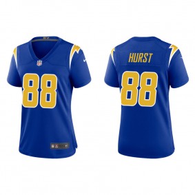 Women's Los Angeles Chargers Hayden Hurst Royal Alternate Game Jersey