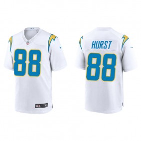 Men's Los Angeles Chargers Hayden Hurst White Game Jersey