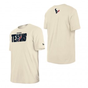 Men's Houston Texans Cream 2023 NFL Draft T-Shirt