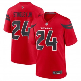 Men's Houston Texans Derek Stingley Jr. Red Alternate Game Jersey