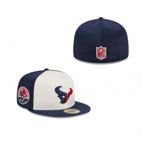 Houston Texans Throwback Satin 59FIFTY Fitted Hat