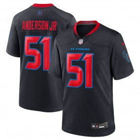 Men's Houston Texans Will Anderson Jr. Navy 2nd Alternate Game Jersey