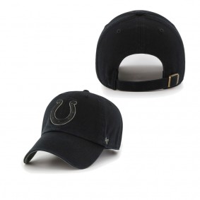 Men's Indianapolis Colts Black Ballpark Clean Up Adjustable Hat