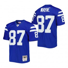 Men's Indianapolis Colts Reggie Wayne Mitchell & Ness Royal 2006 Legacy Replica Jersey