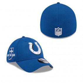 Men's Indianapolis Colts Royal 2024 NFL Draft 39THIRTY Flex Hat