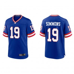 Men's Isaiah Simmons New York Giants Royal Classic Game Jersey