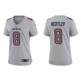 Ja'Whaun Bentley Women's New England Patriots Gray Atmosphere Fashion Game Jersey