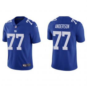 Men's New York Giants Jack Anderson Blue Vapor Limited Jersey