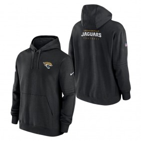 Men's Jacksonville Jaguars Nike Black Sideline Club Fleece Pullover Hoodie