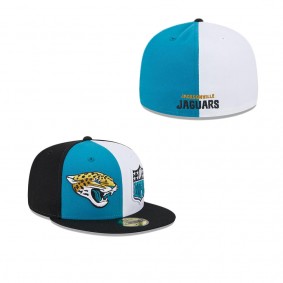 Men's Jacksonville Jaguars Teal Black 2023 Sideline 59FIFTY Fitted Hat
