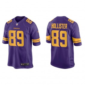Men's Minnesota Vikings Jacob Hollister Purple Alternate Game Jersey