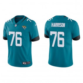 Men's Jacksonville Jaguars Anton Harrison Teal 2023 NFL Draft Vapor Limited Jersey