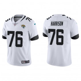 Men's Jacksonville Jaguars Anton Harrison White 2023 NFL Draft Vapor Limited Jersey