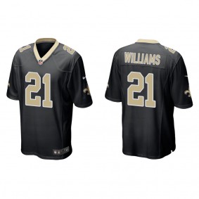 Men's Jamaal Williams New Orleans Saints Black Game Jersey
