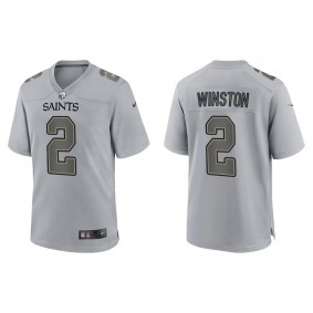 Jameis Winston New Orleans Saints Gray Atmosphere Fashion Game Jersey